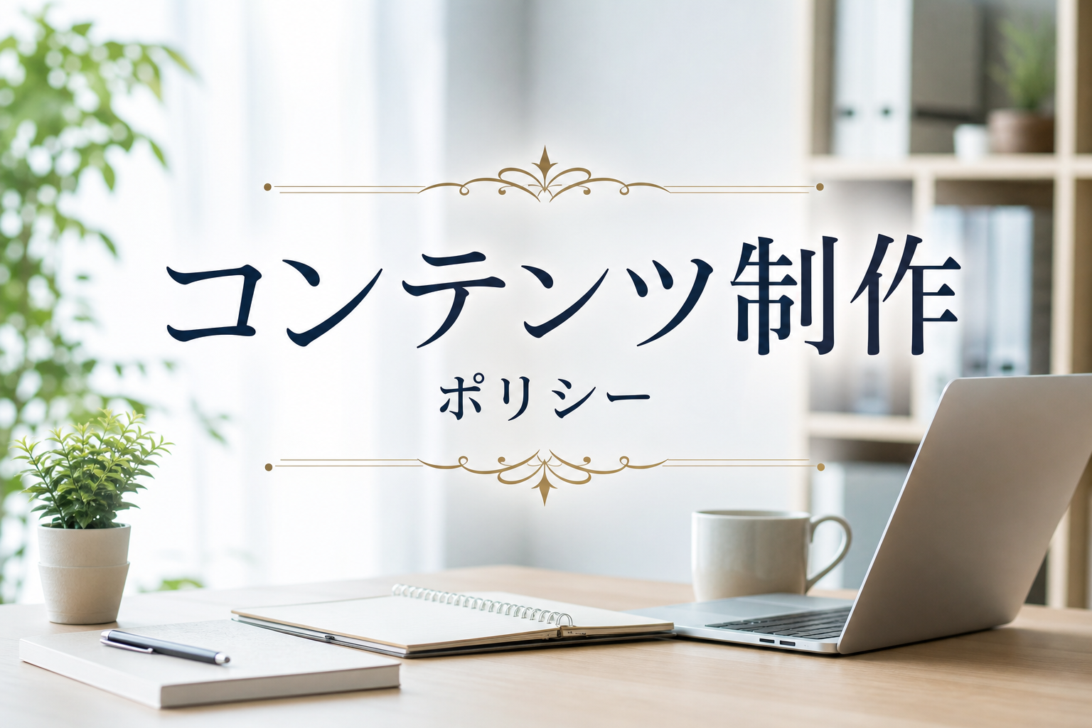 コンテンツ制作ポリシー