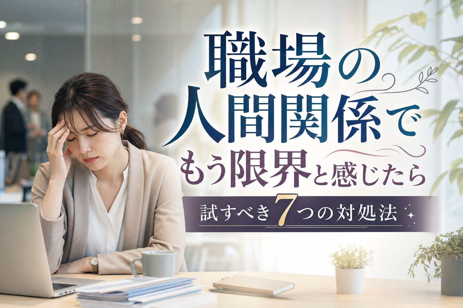 職場の人間関係でもう限界と感じたら試すべき7つの対処法