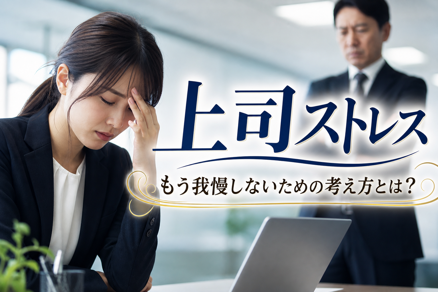 【上司ストレス】もう我慢しないための考え方とは？
