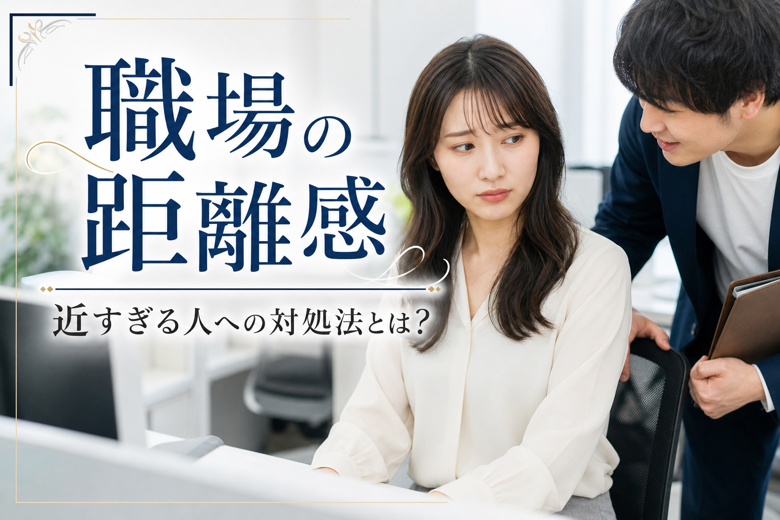 【職場の距離感】近すぎる人への対処法とは？
