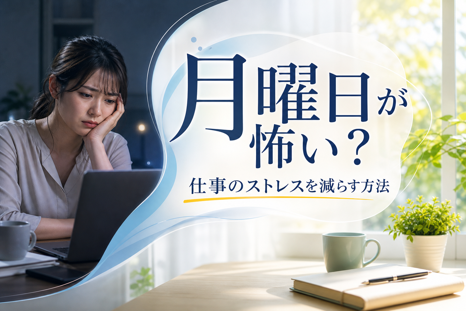 月曜日が怖い?仕事のストレスを減らす方法